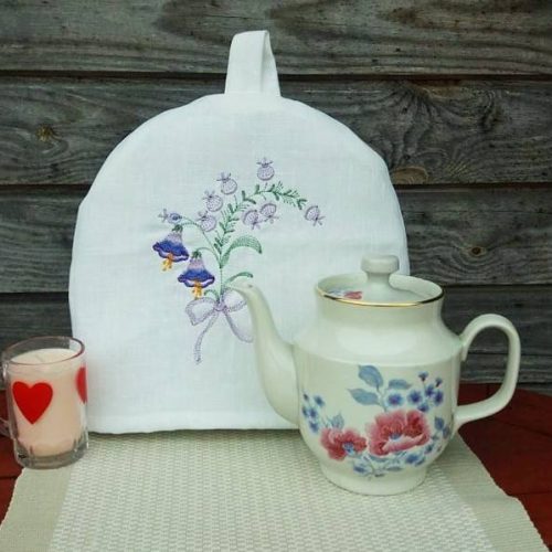 Kohvikannu soojendaja (tikand, linane)