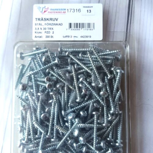 Puidukruvid- Thuresson Fastening, 3,5x 30 mm