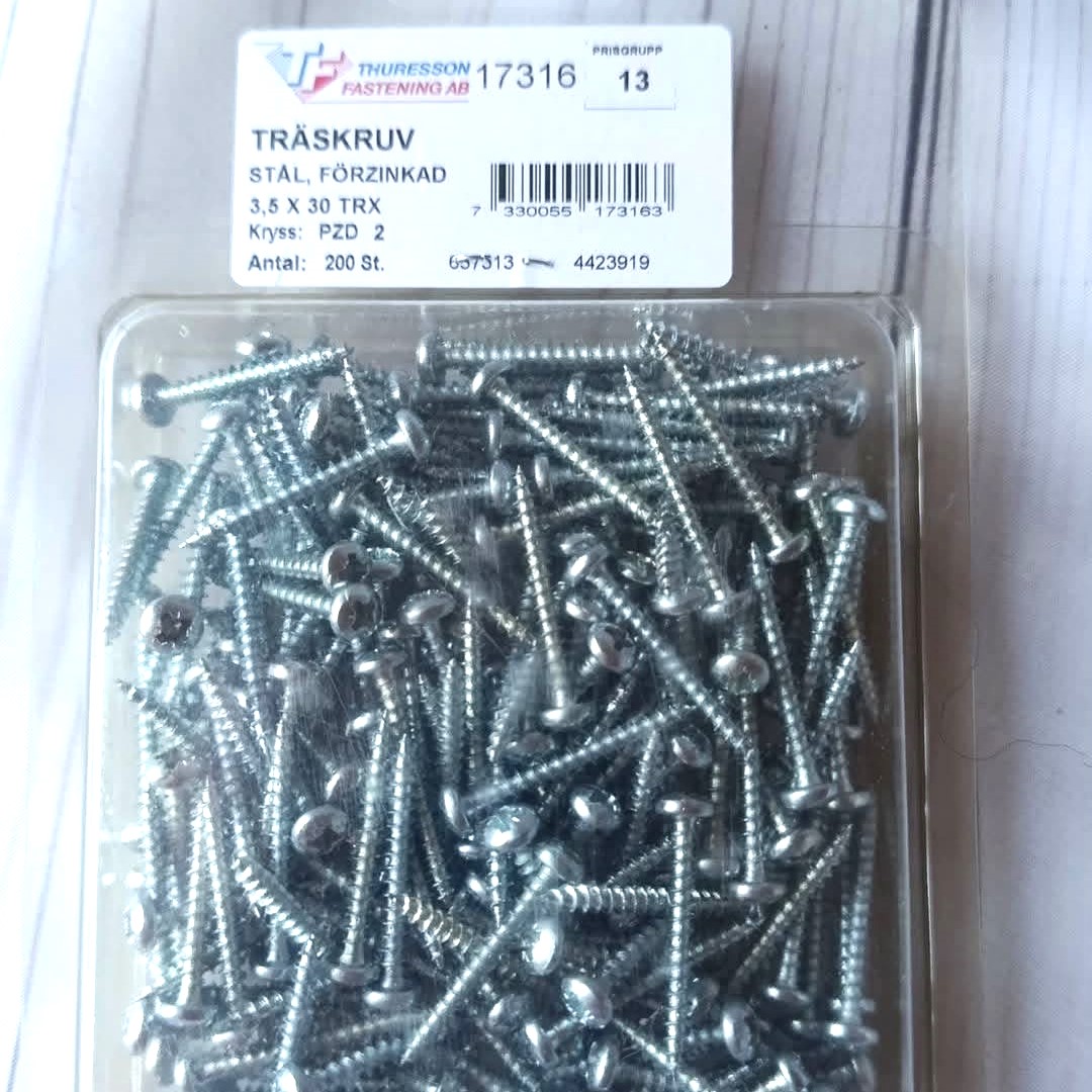 Puidukruvid- Thuresson Fastening, 3,5x 30 mm